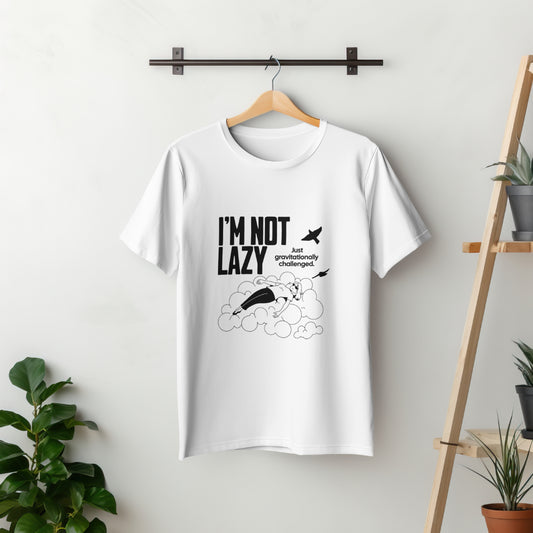 Gravitationally Challenged (White)