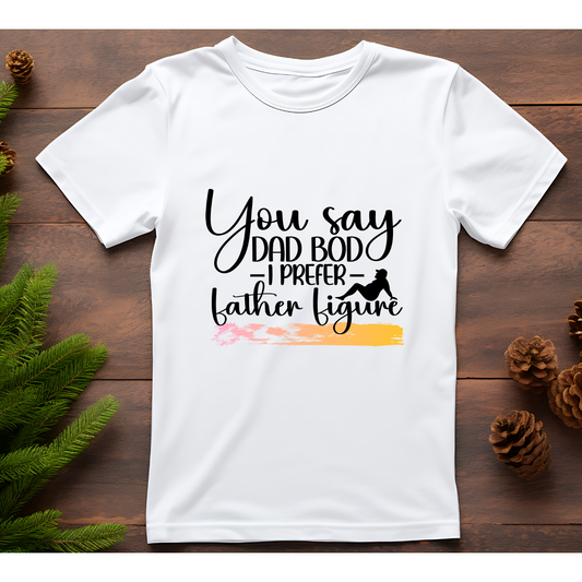 Dad Bod Father Figure (White)