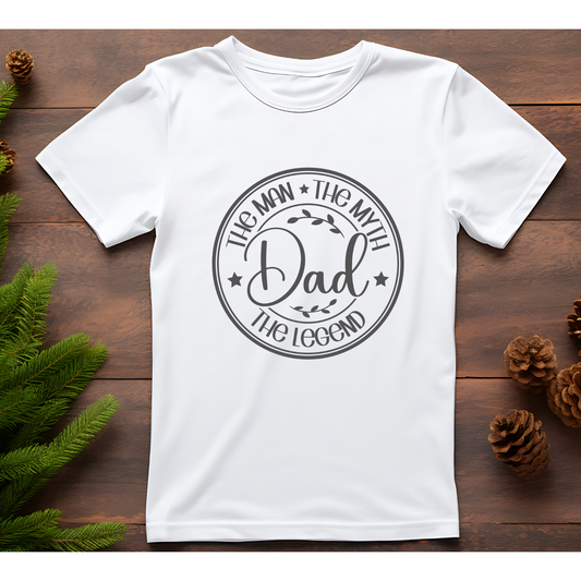 Dad - Man Myth Legend (White)