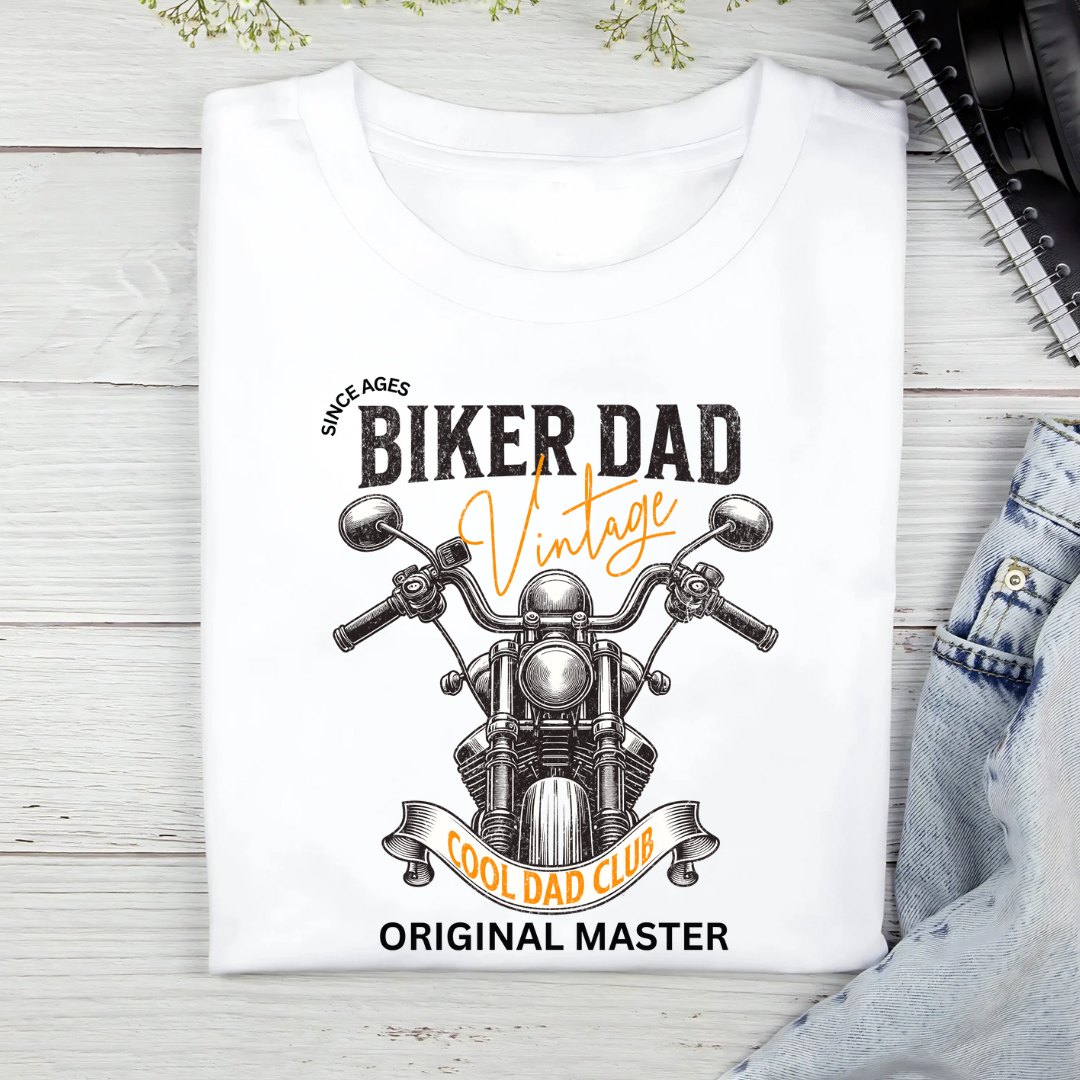 Biker Dad (White)