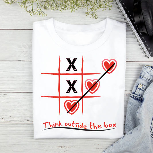 Think Outside the Box (White) | Women's Fit