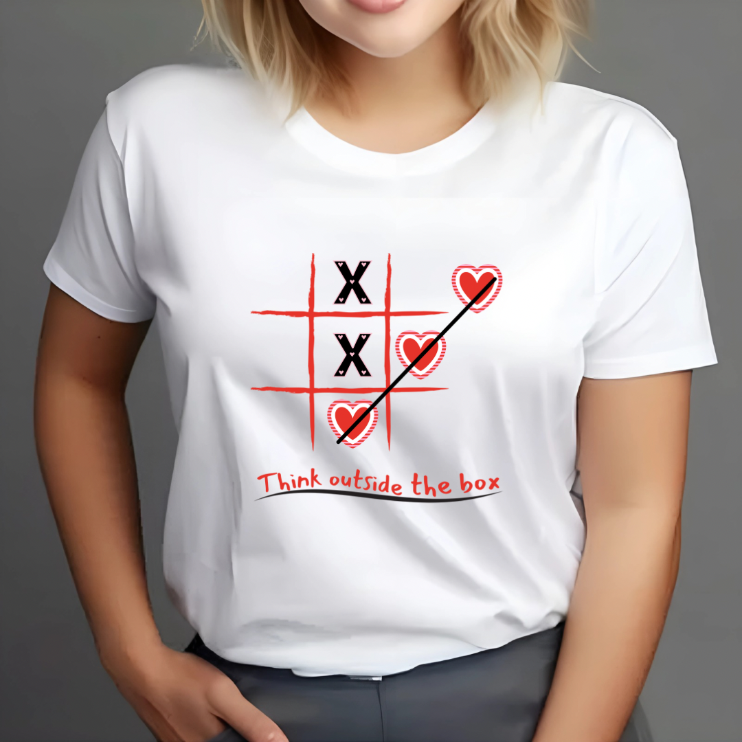 Think Outside the Box (White) | Women's Fit