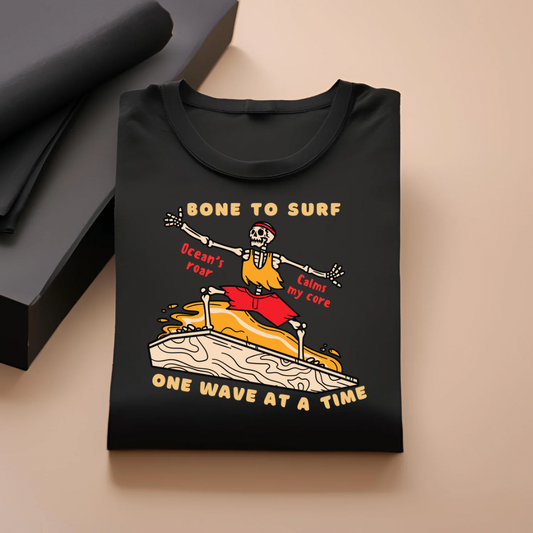 Bone to Surf (Black) | Men's Fit