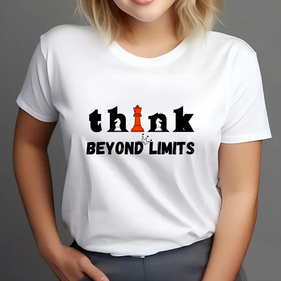 Think Beyond Limits (White) | Women's Fit