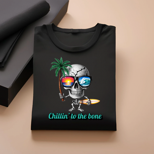 Chillin to the Bone (Black) | Men's Fit