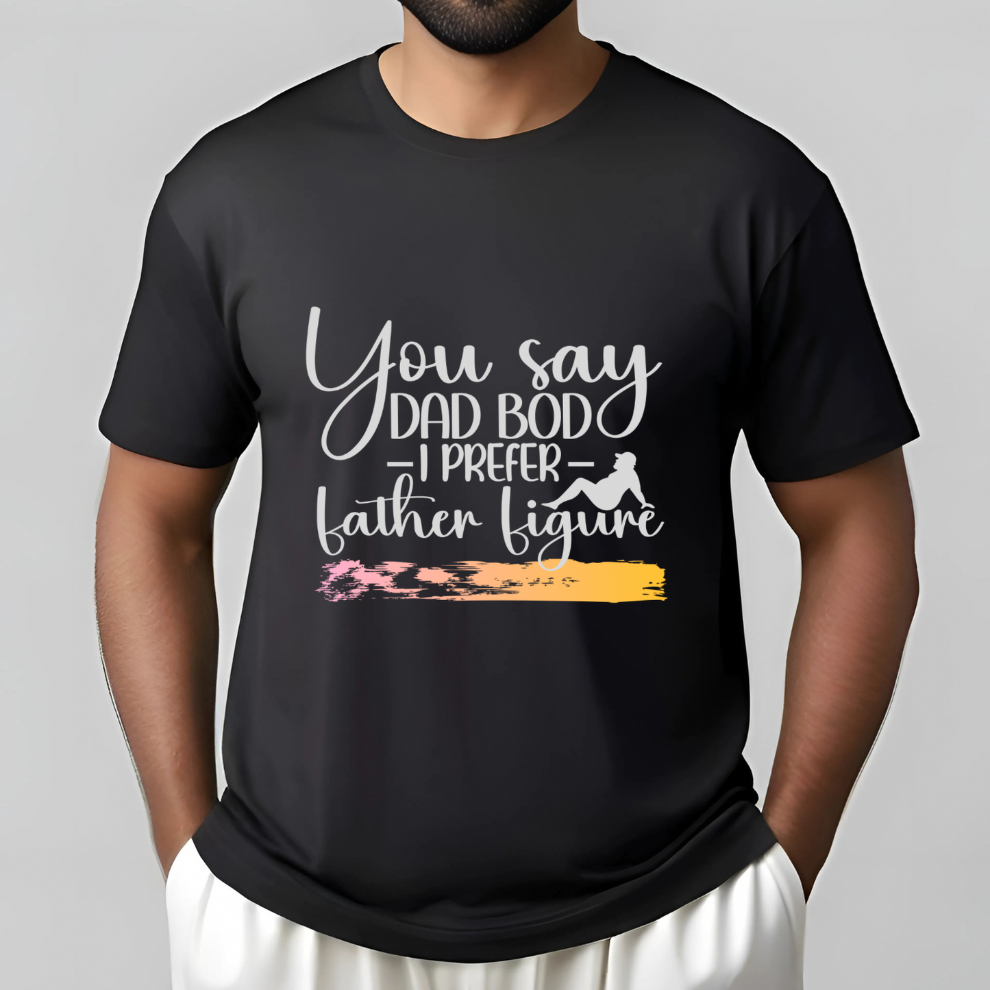 Dad Bod Father Figure (Black)