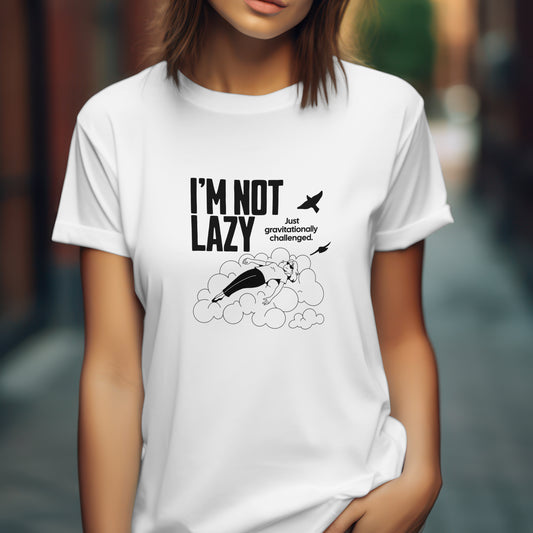 Gravitationally Challenged (White)