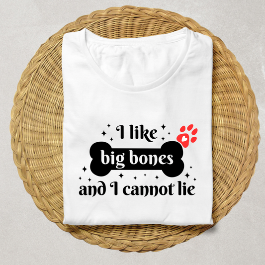 I Like Big Bones (White) | Women's Fit