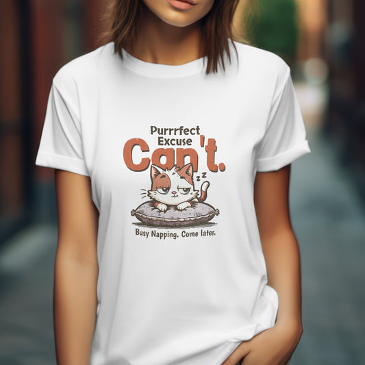 Purrrfect Excuse (White)