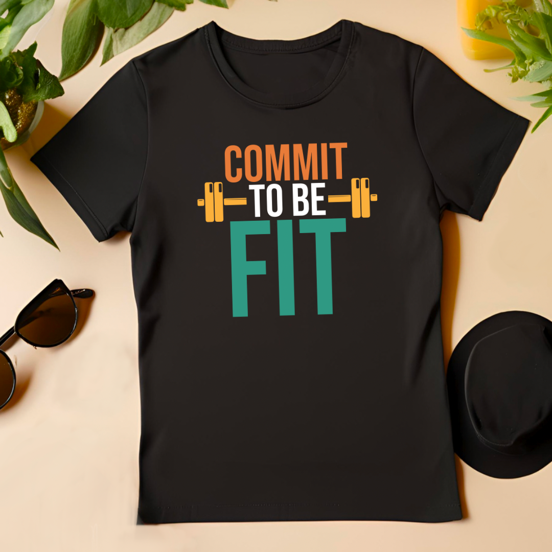 Commit To Be Fit (Black) | Men's Fit