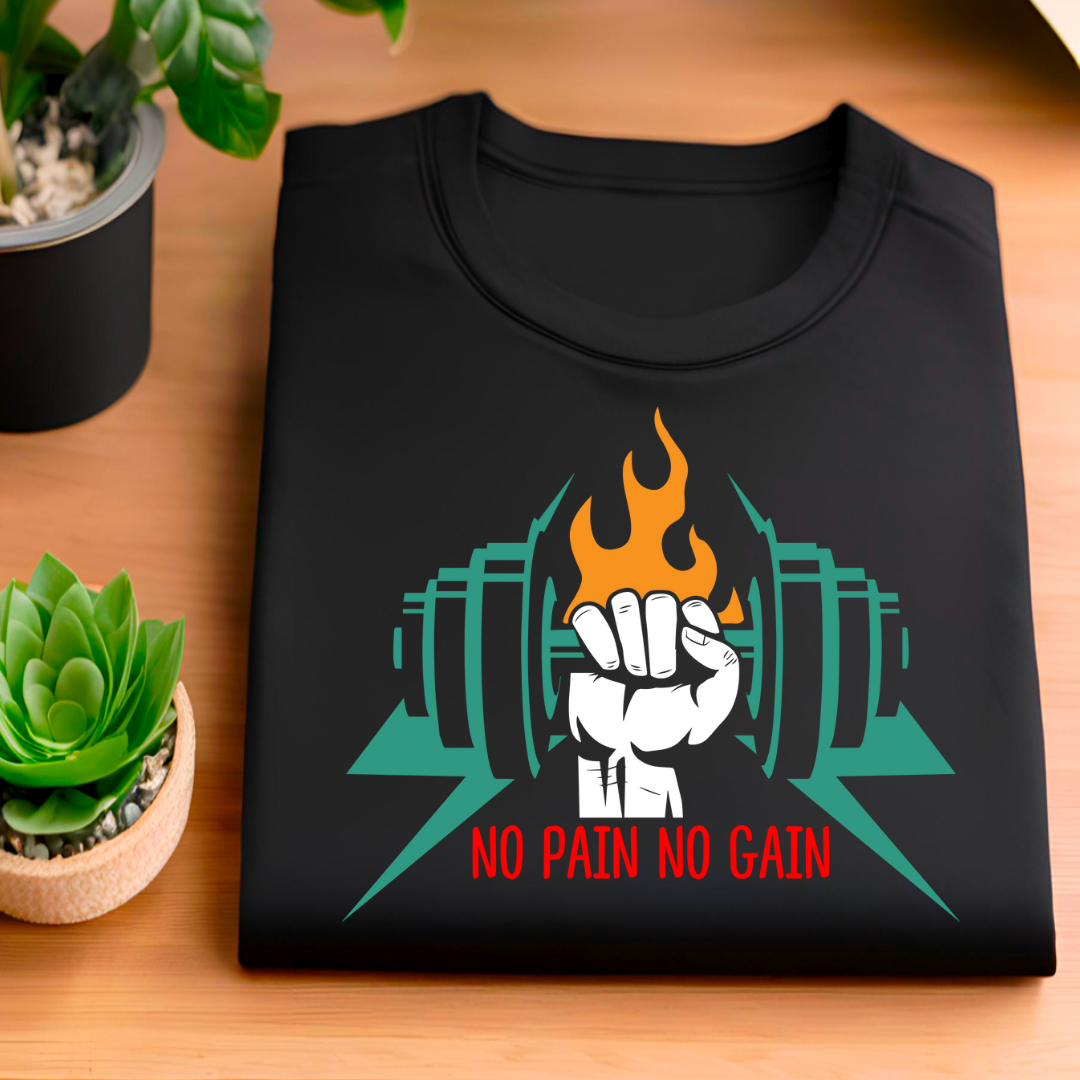 No Pain No Gain (Black) | Men's Fit