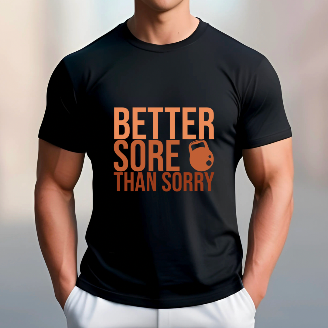 Better Sore Than Sorry (Black) | Men's Fit