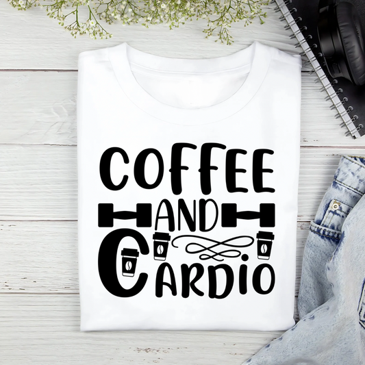 Coffee and Cardio (White) | Men's Fit