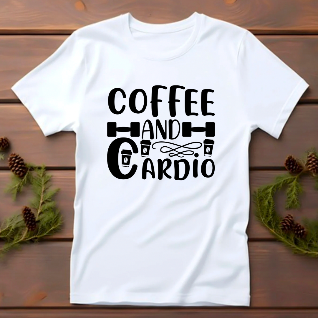 Coffee and Cardio (White) | Men's Fit