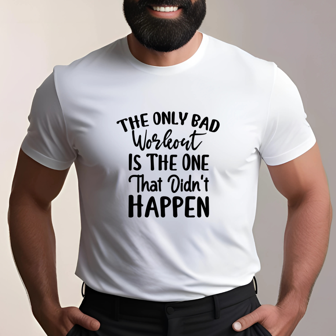 The Only Bad Workout (White) | Women's Fit