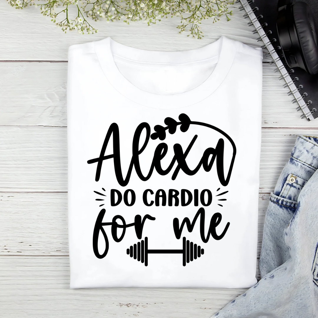 Alexa Do Cardio For Me (White) | Men's Fit