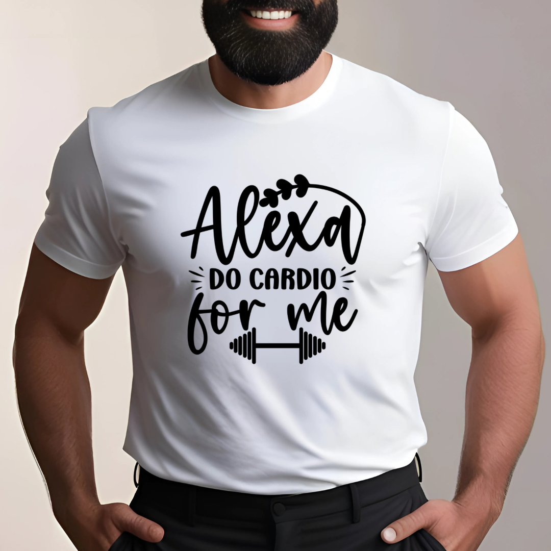 Alexa Do Cardio For Me (White) | Men's Fit