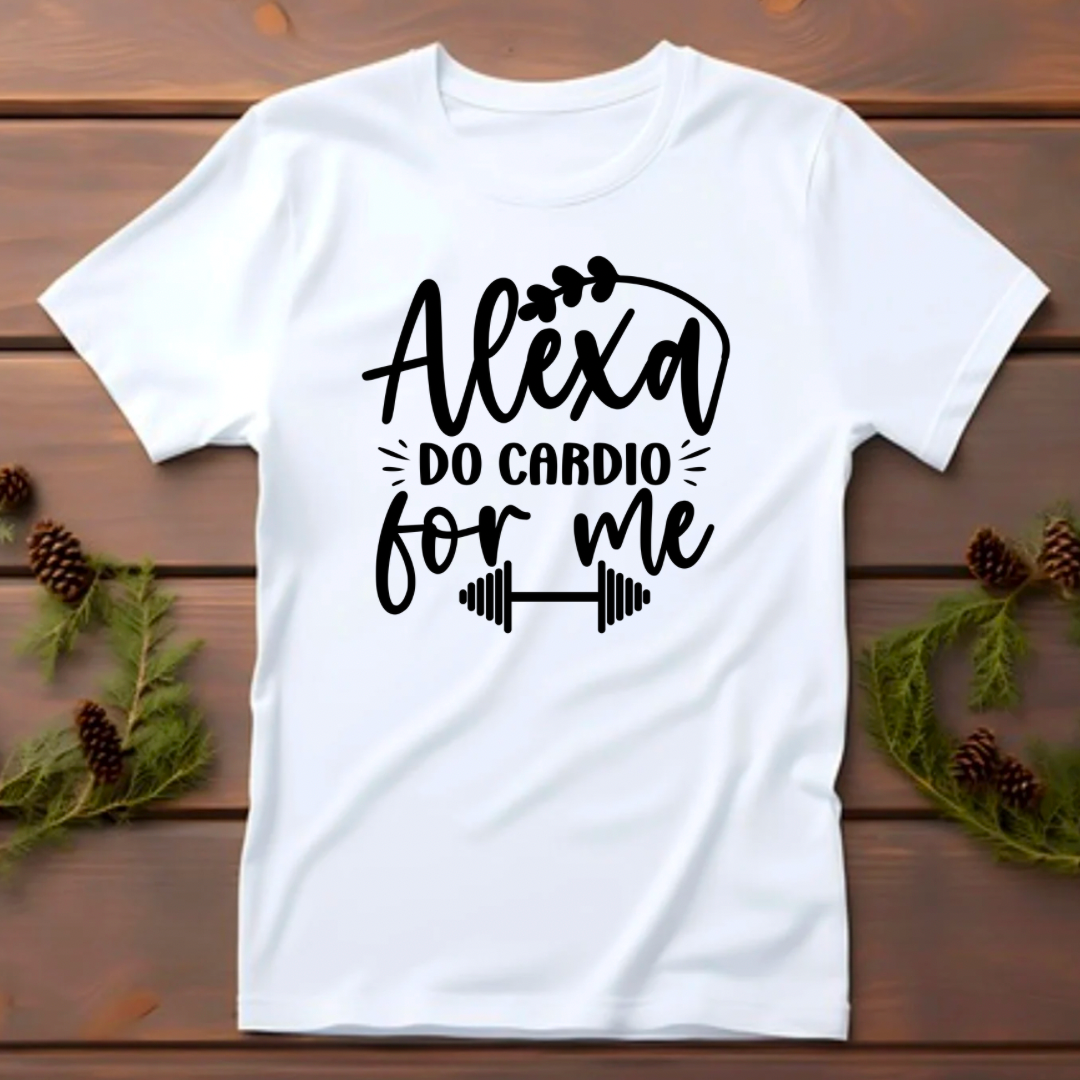 Alexa Do Cardio For Me (White) | Men's Fit