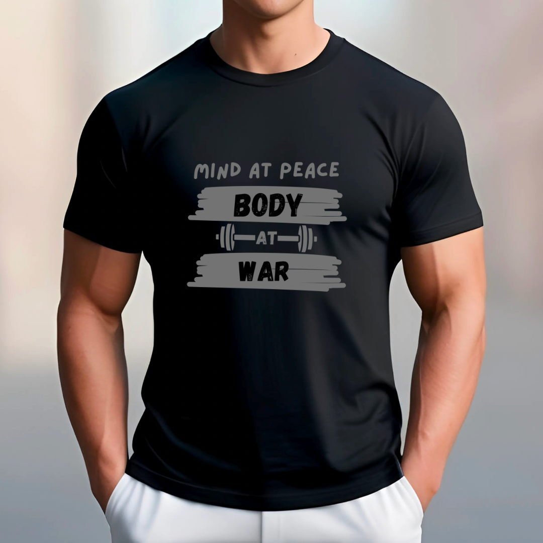 Mind at Peace Body at War (Black)