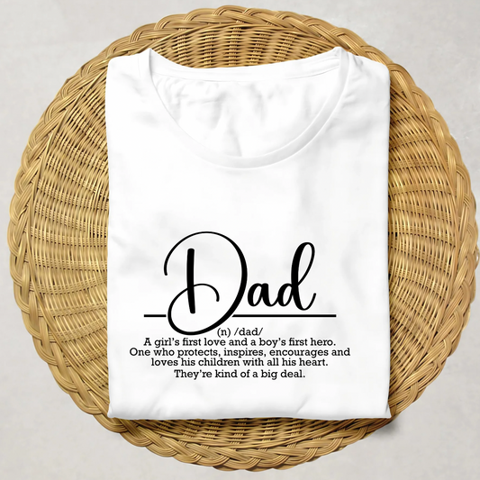 Dad Definition (White) | Men's Fit