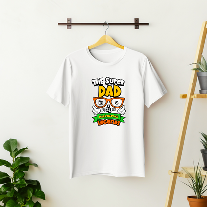 Super Dad in a Frame (White)