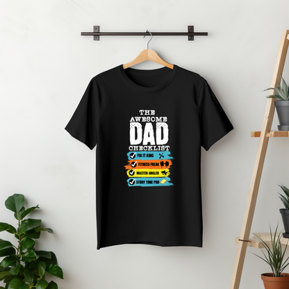 Awesome Dad Checklist (Black)