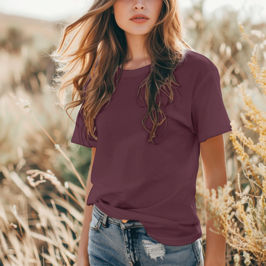 Supima Luxe Solids (Maroon)